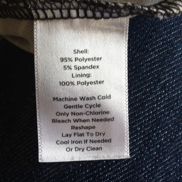 Talbots black & white patterned wrap dress - Picture 5 of 5